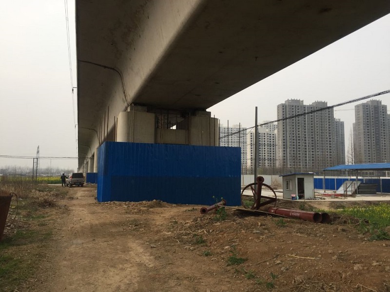 蚌埠市凤阳东路下穿京沪高铁工程监测